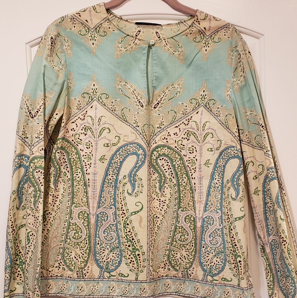 Paisley Elie Tahari Top - Medium